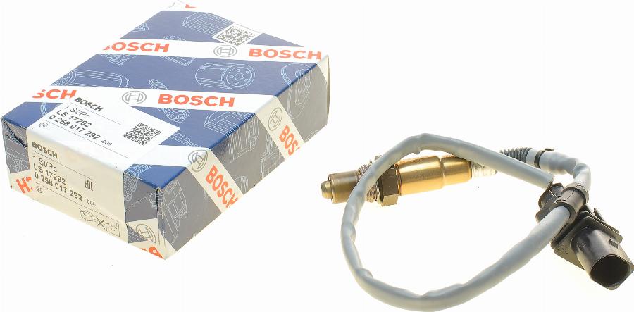 BOSCH 0 258 017 292 - Лямбда-зонд autocars.com.ua