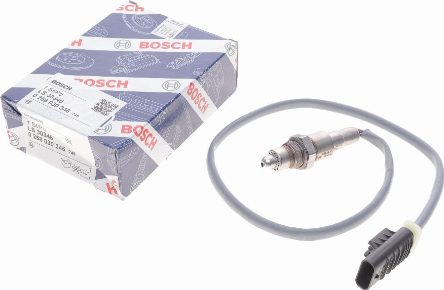 BOSCH 0 258 030 346 - Лямбда-зонд, датчик кислорода avtokuzovplus.com.ua