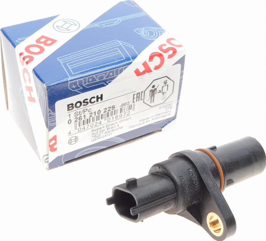 BOSCH 0 261 210 229 - Датчик импульсов, коленвал avtokuzovplus.com.ua