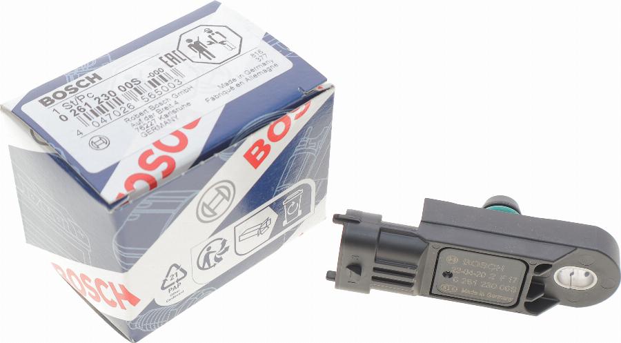 BOSCH 0 261 230 00S - Датчик MAP, тиск повітря autocars.com.ua