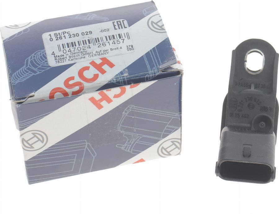 BOSCH 0 261 230 029 - Датчик MAP, тиск повітря autocars.com.ua