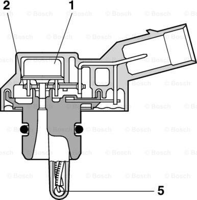 BOSCH 0 261 230 110 - Датчик, давление подачи топлива autodnr.net