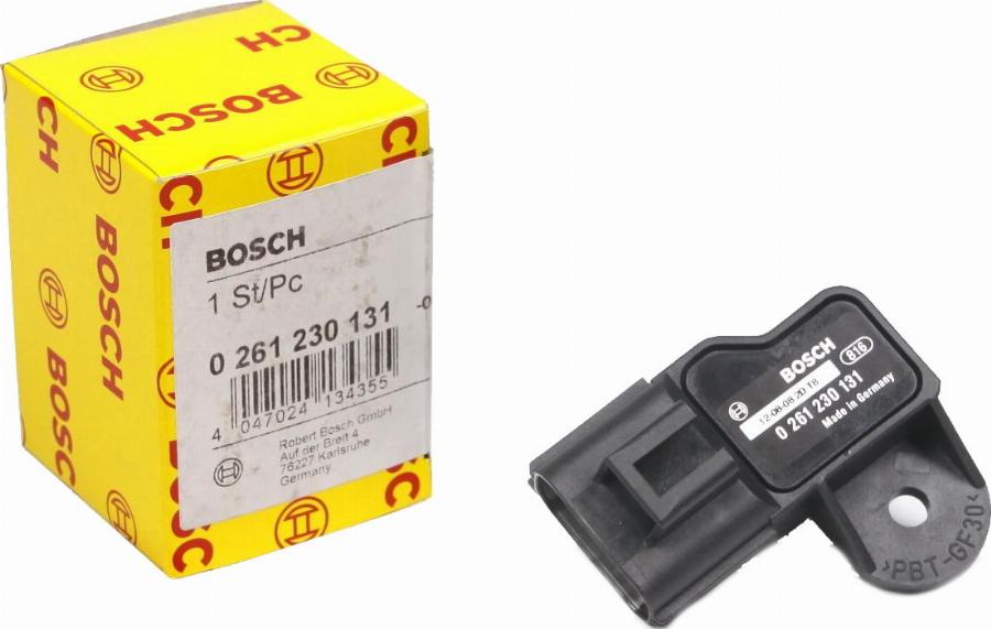 BOSCH 0 261 230 131 - Датчик MAP, тиск повітря autocars.com.ua