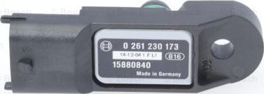 BOSCH 0 261 230 173 - Датчик тиску, підсилювач гальмівної системи autocars.com.ua