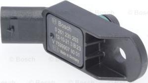 BOSCH 0 261 230 253 - ДАТЧИК ТИСКУ autocars.com.ua