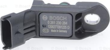 BOSCH 0261230284 - Датчик MAP, тиск повітря autocars.com.ua