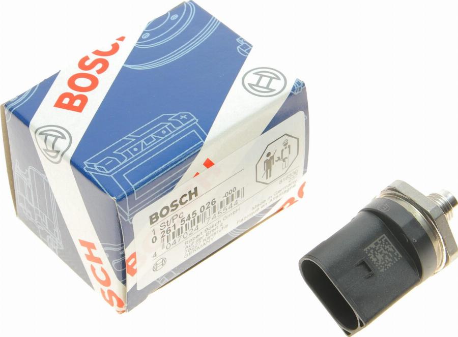 BOSCH 0 261 545 026 - Датчик, тиск подачі палива autocars.com.ua