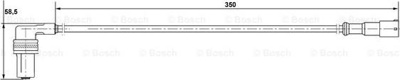 BOSCH 0 265 001 134 - Датчик ABS, частота обертання колеса autocars.com.ua