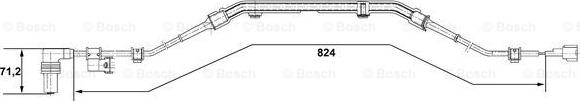 BOSCH 0 265 001 276 - Датчик ABS, частота обертання колеса autocars.com.ua