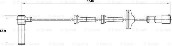 BOSCH 0 265 004 012 - Датчик ABS, частота обертання колеса autocars.com.ua