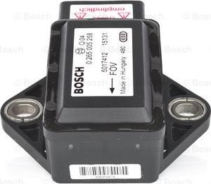 BOSCH 0 265 005 258 - Датчик, поперечне прискорення autocars.com.ua