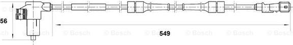 BOSCH 0 265 006 199 - Датчик ABS, частота обертання колеса autocars.com.ua