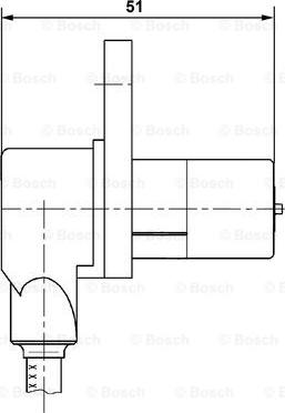 BOSCH 0 265 006 233 - Датчик ABS, частота обертання колеса autocars.com.ua