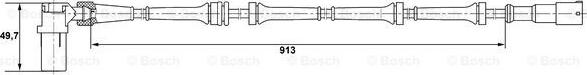 BOSCH 0 265 006 283 - Датчик ABS, частота обертання колеса autocars.com.ua