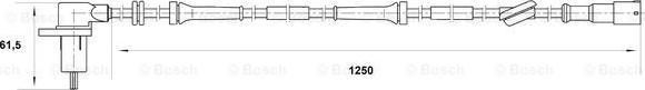 BOSCH 0 265 006 300 - Датчик ABS, частота обертання колеса autocars.com.ua