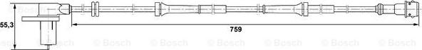 BOSCH 0 265 006 328 - Датчик ABS, частота вращения колеса autodnr.net