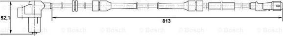 BOSCH 0 265 006 388 - Датчик ABS, частота обертання колеса autocars.com.ua