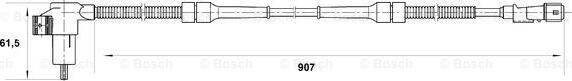 BOSCH 0 265 006 504 - Датчик ABS, частота вращения колеса avtokuzovplus.com.ua