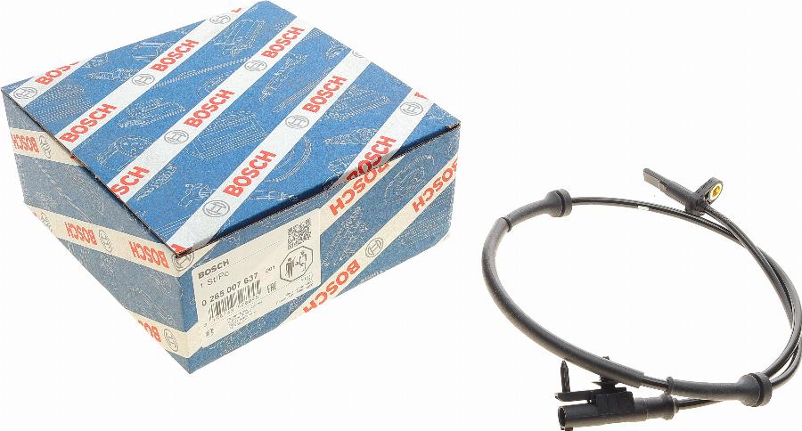 BOSCH 0 265 007 637 - Датчик ABS, частота вращения колеса autodnr.net