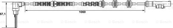 BOSCH 0 265 007 685 - Датчик ABS, частота обертання колеса autocars.com.ua