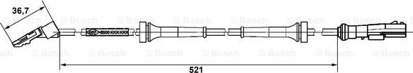 BOSCH 0 265 007 937 - Датчик ABS, частота обертання колеса autocars.com.ua