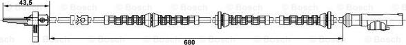 BOSCH 0 265 008 005 - Датчик ABS, частота обертання колеса autocars.com.ua