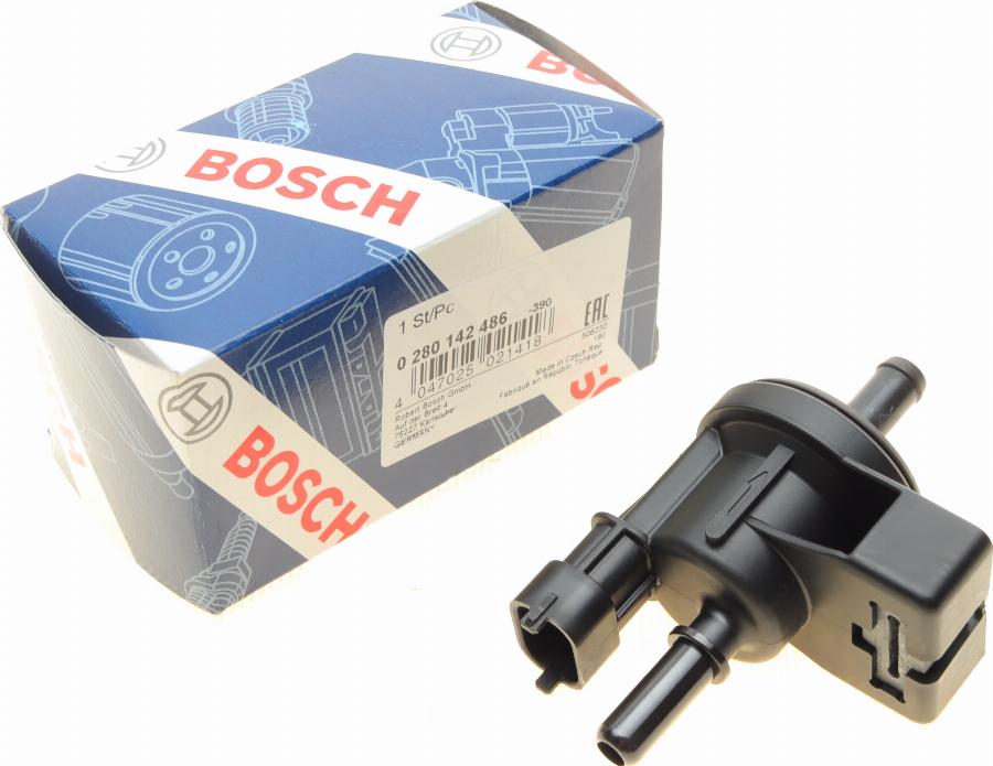 BOSCH 0 280 142 486 - Клапан вентиляции, топливный бак avtokuzovplus.com.ua