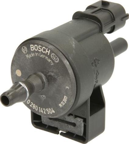 BOSCH 0 280 142 504 - Клапан вентиляції, паливний бак autocars.com.ua