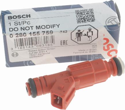 BOSCH 0 280 155 759 - Форсунка дизельна, розпилювач і утримувач autocars.com.ua