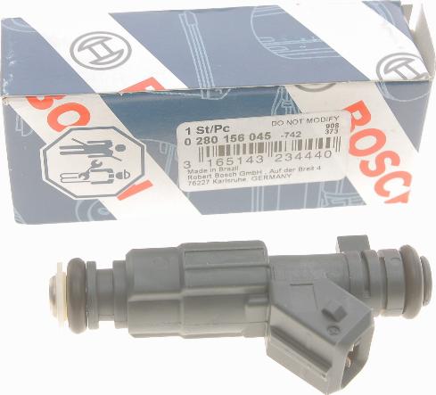 BOSCH 0 280 156 045 - Форсунка дизельна, розпилювач і утримувач autocars.com.ua