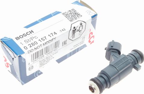 BOSCH 0 280 157 174 - Форсунка инжекторная avtokuzovplus.com.ua