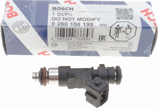 BOSCH 0 280 158 199 - Форсунка дизельна, розпилювач і утримувач autocars.com.ua