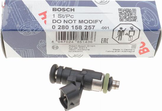 BOSCH 0 280 158 257 - Форсунка дизельна, розпилювач і утримувач autocars.com.ua