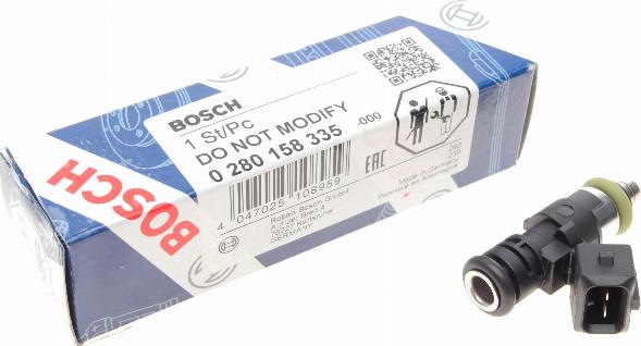 BOSCH 0 280 158 335 - Форсунка дизельна, розпилювач і утримувач autocars.com.ua