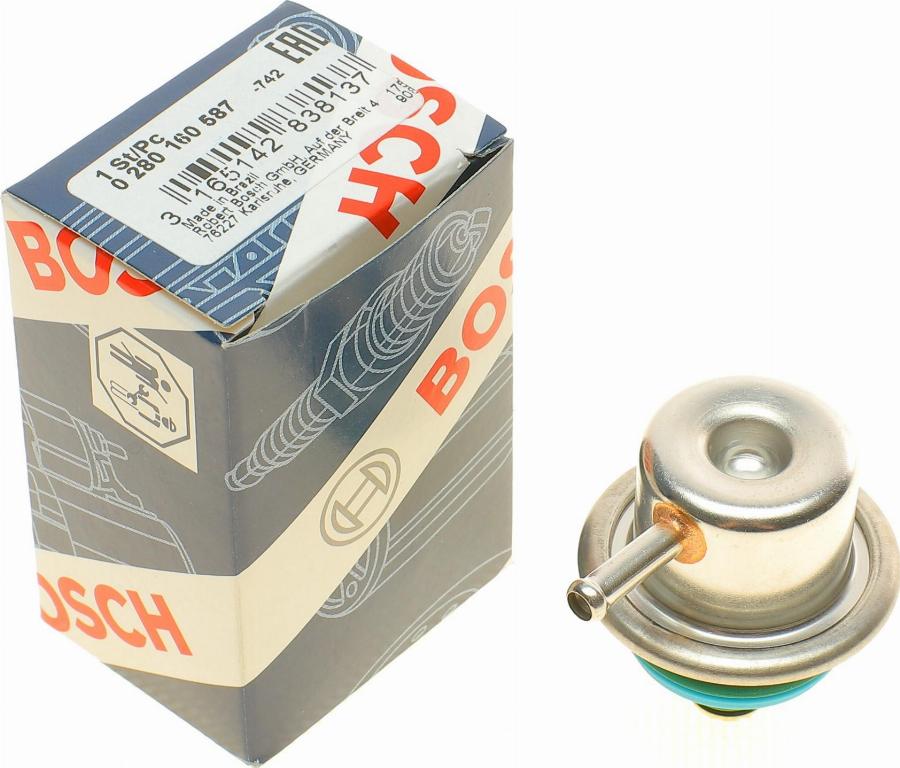 BOSCH 0 280 160 587 - Регулятор давления подачи топлива avtokuzovplus.com.ua