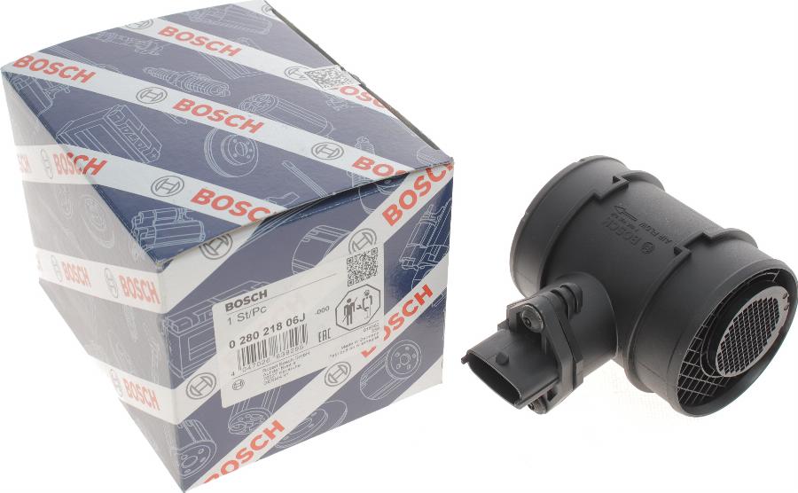 BOSCH 0 280 218 06J - Датчик потока, массы воздуха avtokuzovplus.com.ua