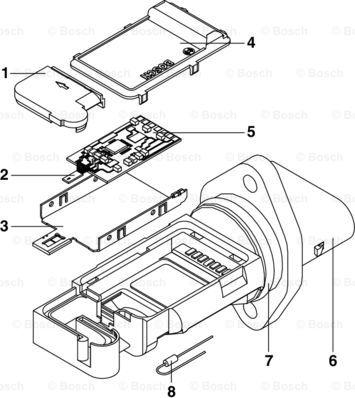 BOSCH 0 280 218 089 - Датчик потоку, маси повітря autocars.com.ua