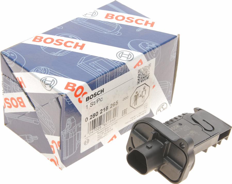 BOSCH 0 280 218 265 - Датчик потоку, маси повітря autocars.com.ua