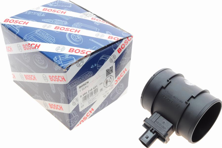 BOSCH 0 280 218 421 - Датчик потоку, маси повітря autocars.com.ua