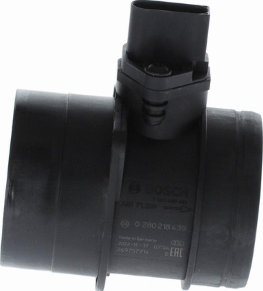 BOSCH 0 280 218 439 - Датчик потока, массы воздуха avtokuzovplus.com.ua