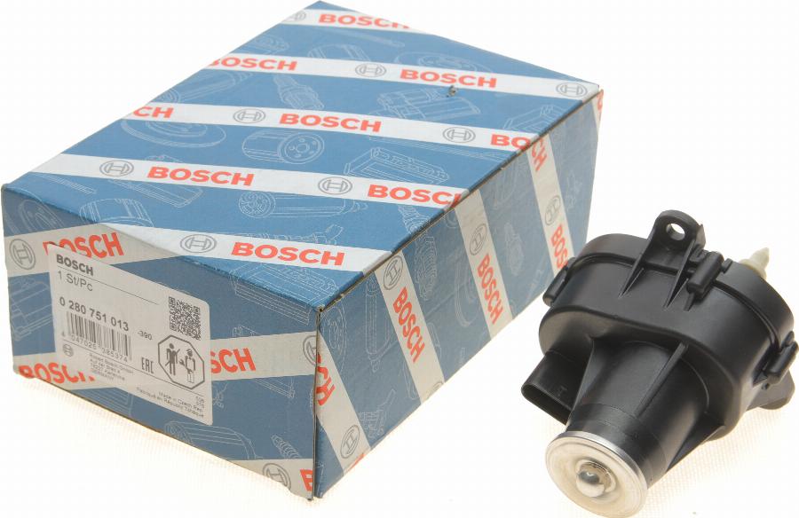 BOSCH 0280751013 - Регулювальний елемент, заслінка входять газів (впускний р) autocars.com.ua