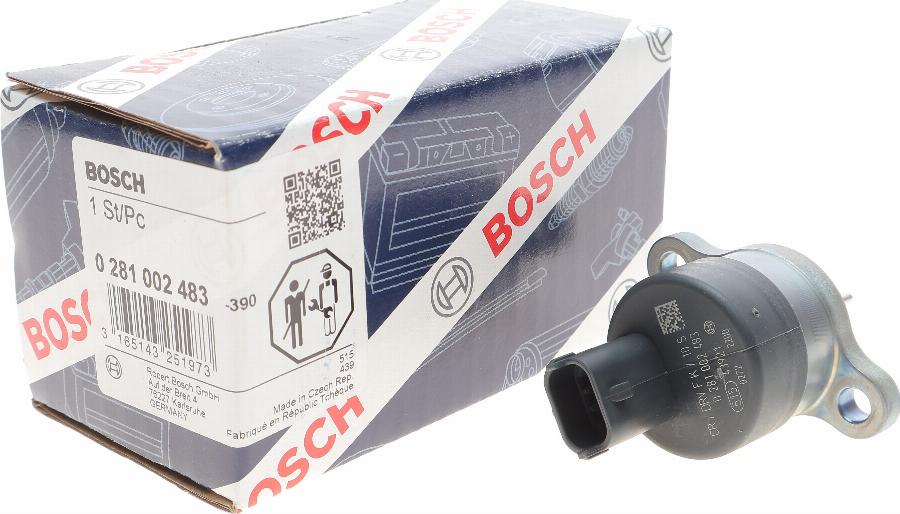 BOSCH 0 281 002 483 - Редукційний клапан, Common-Rail-System autocars.com.ua