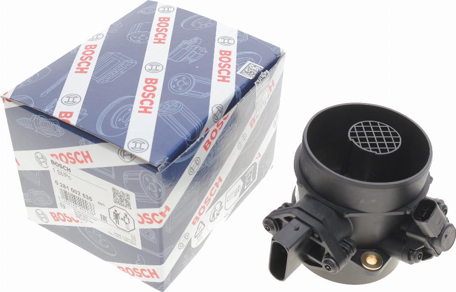 BOSCH 0 281 002 535 - Датчик потоку, маси повітря autocars.com.ua