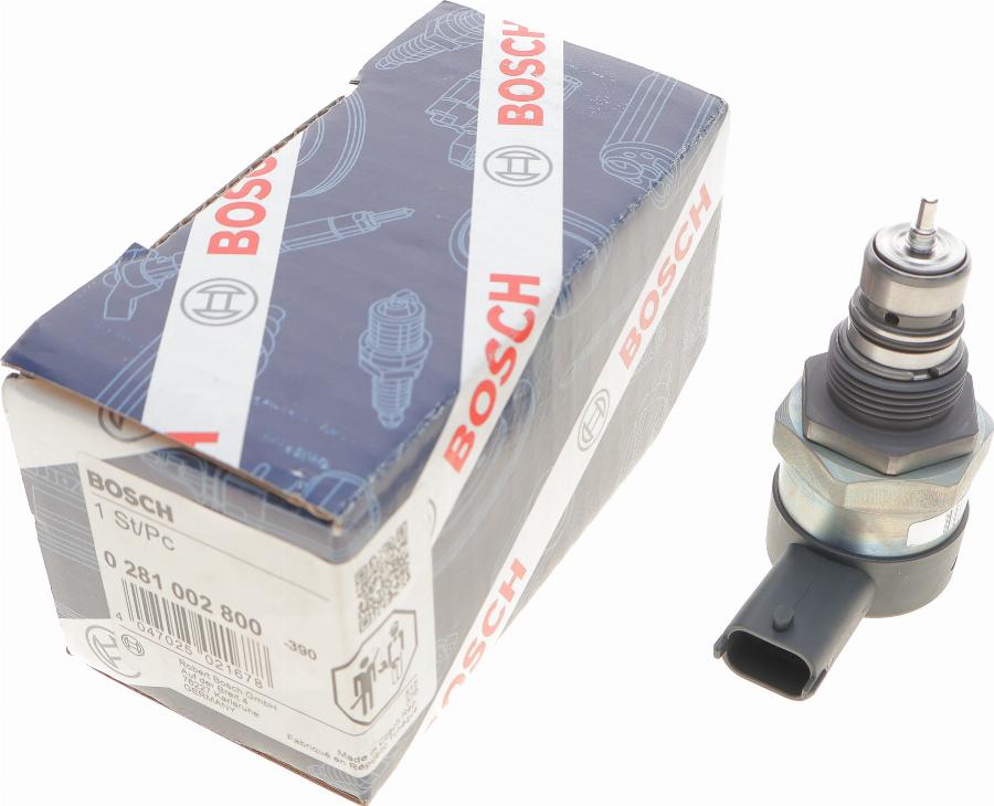 BOSCH 0 281 002 800 - Редукційний клапан, Common-Rail-System autocars.com.ua