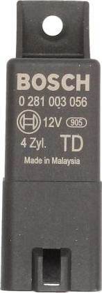 BOSCH 0 281 003 056 - Блок управління, реле, система розжарювання autocars.com.ua