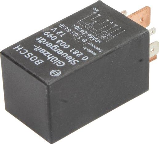 BOSCH 0 281 003 099 - Блок управління, реле, система розжарювання autocars.com.ua