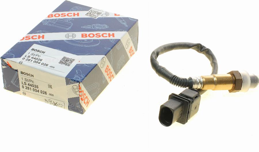 BOSCH 0 281 004 026 - Лямбда-зонд autocars.com.ua