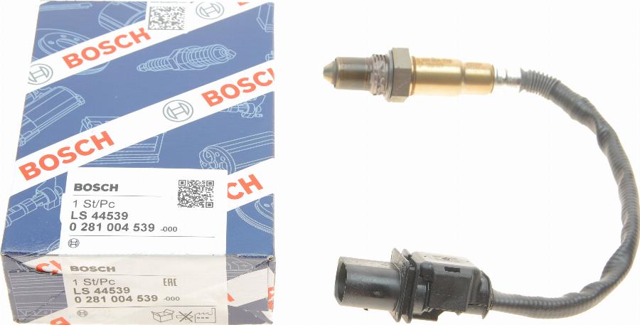 BOSCH 0 281 004 539 - Лямбда-зонд autocars.com.ua