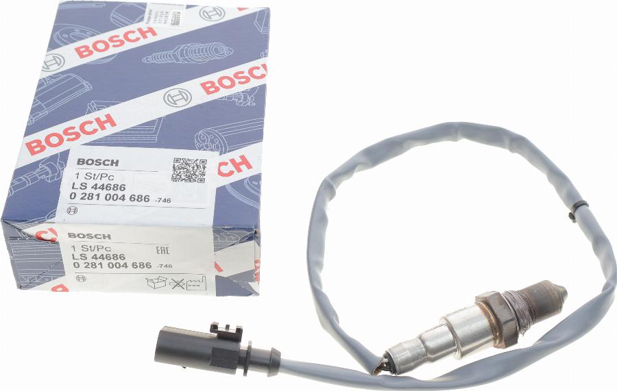 BOSCH 0 281 004 686 - Лямбда-зонд autocars.com.ua