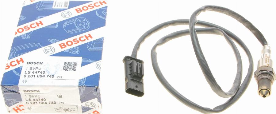 BOSCH 0 281 004 740 - Лямбда-зонд, датчик кислорода avtokuzovplus.com.ua